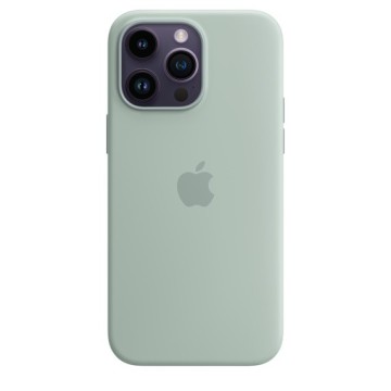Étui silicone iPhone 14 Pro avec MagSafe